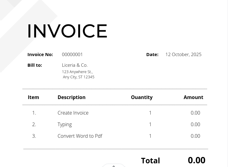 Invoice