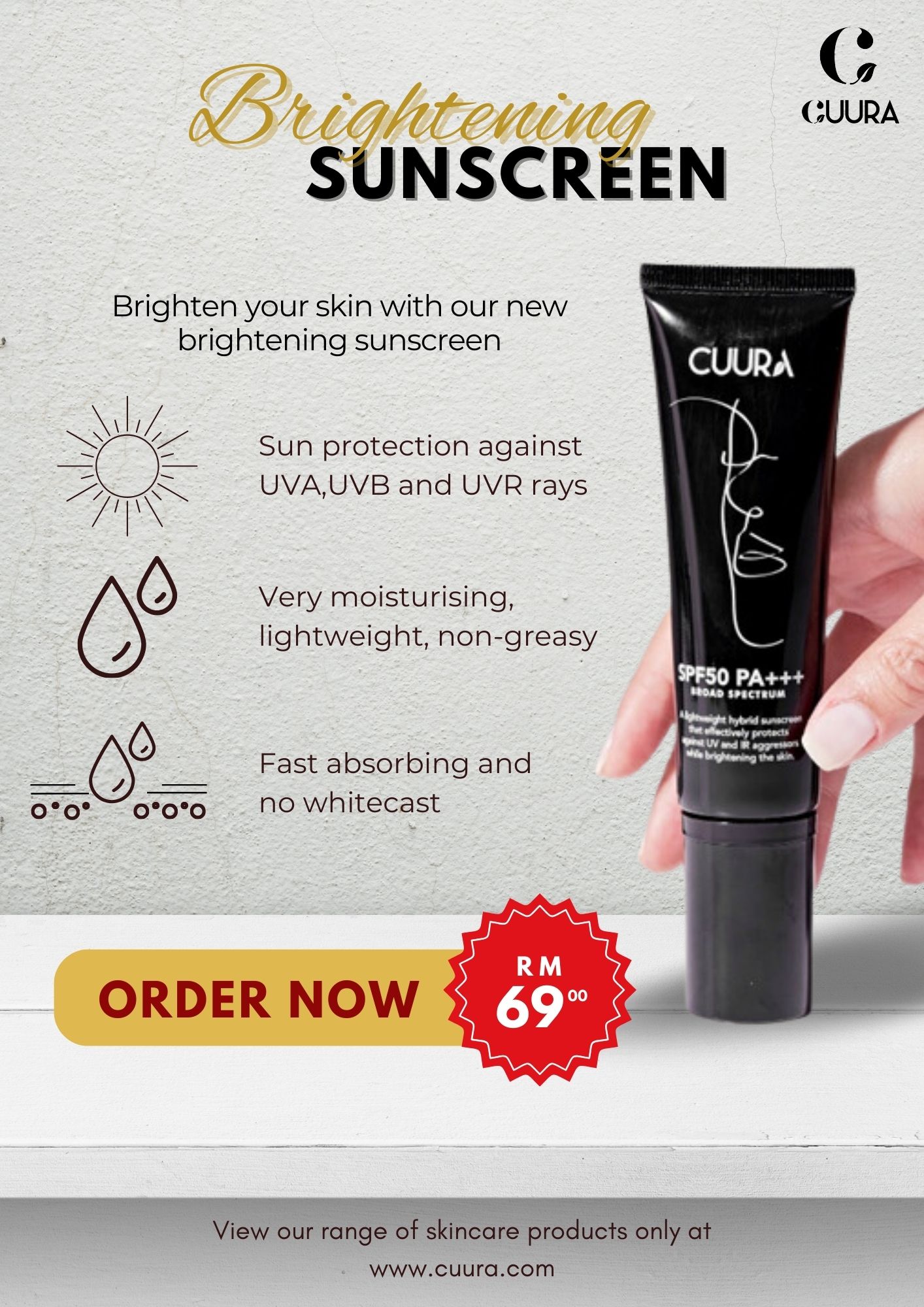 Skincare Product Design Poster