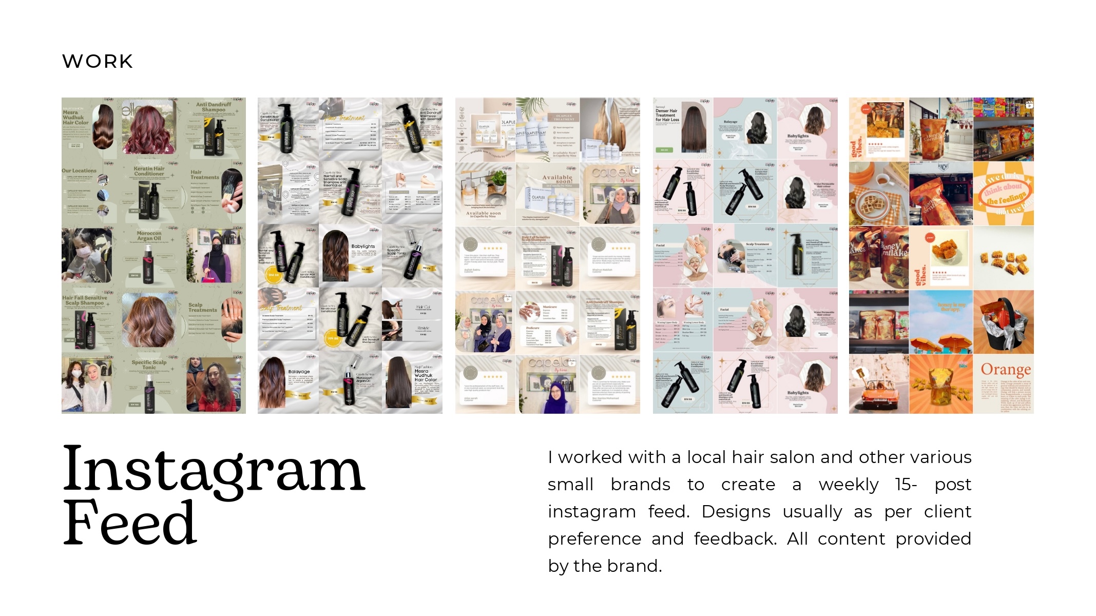 Instagram Visual Design ( 15 postings)