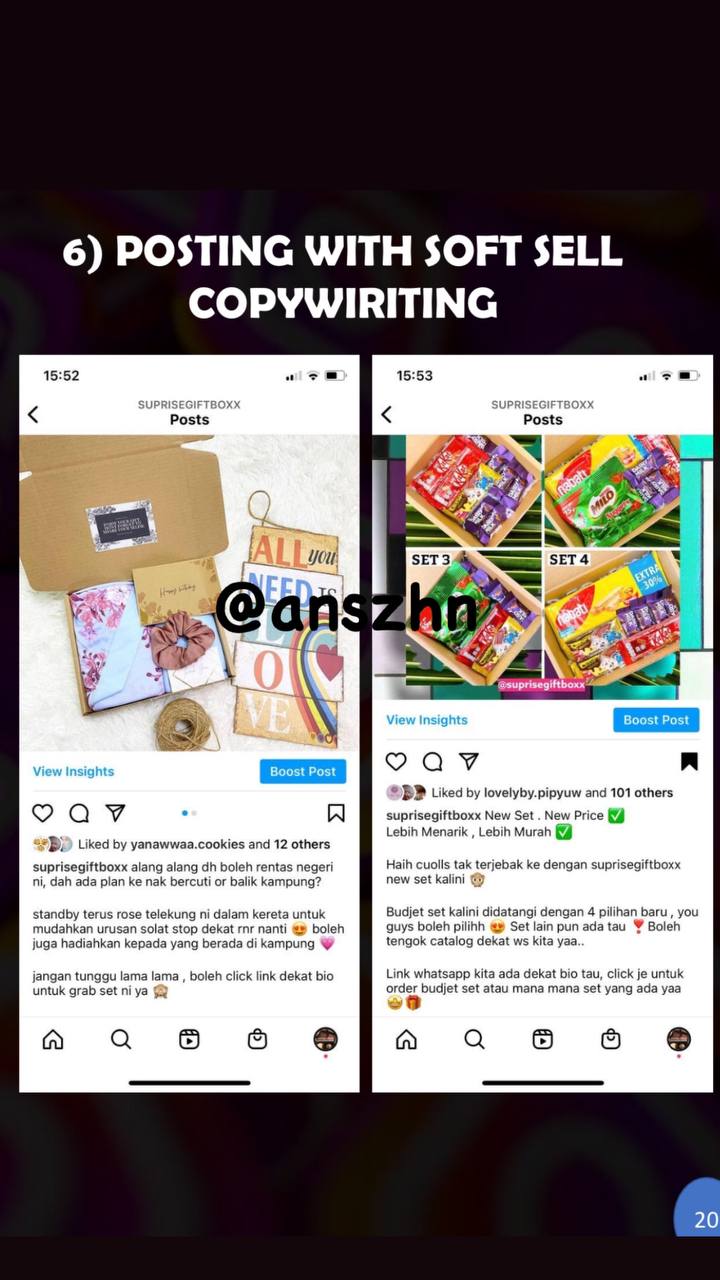 Copywriting of Suprisegiftbox Bussiness