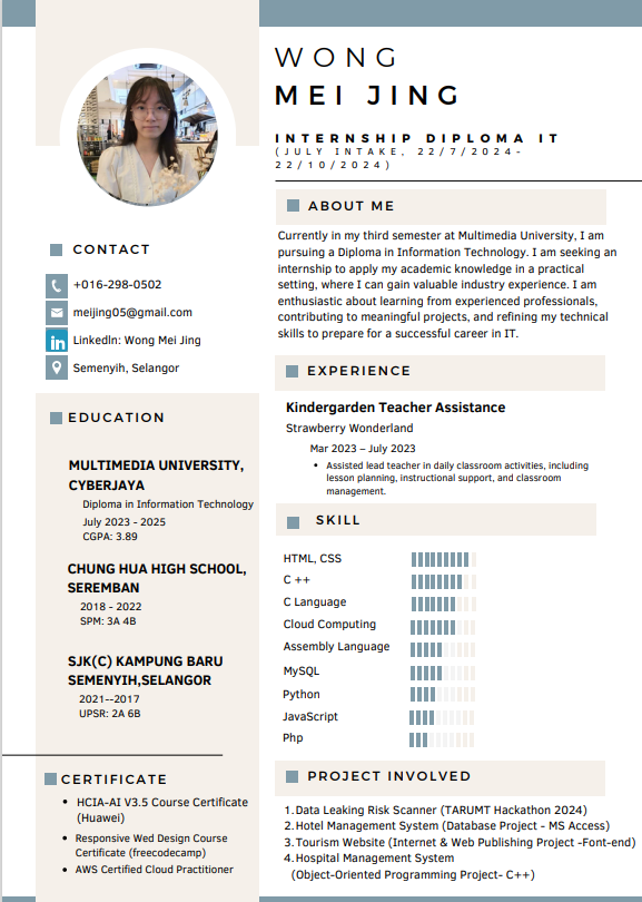 Welcome to My Portfolio!