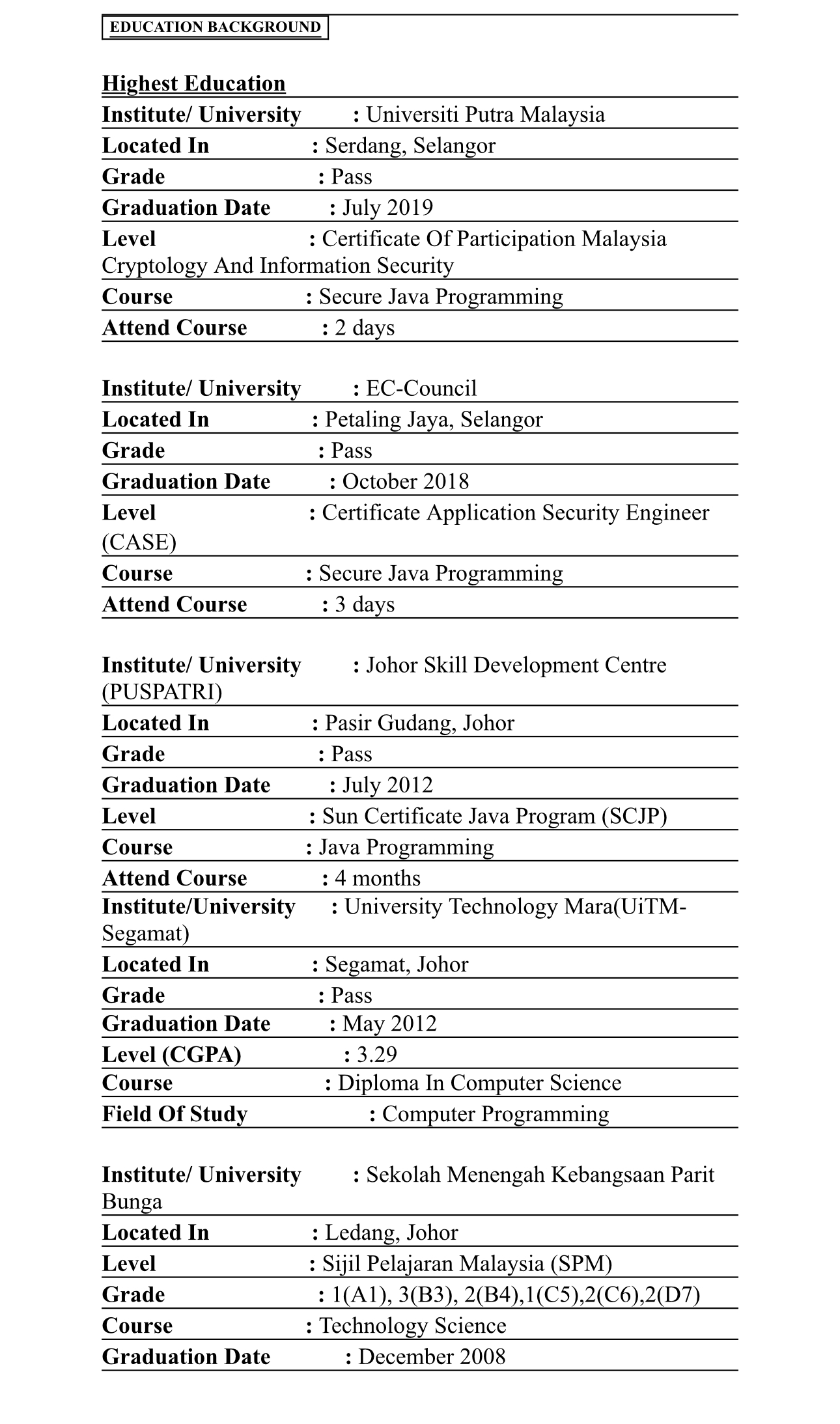 Senior Java Developer