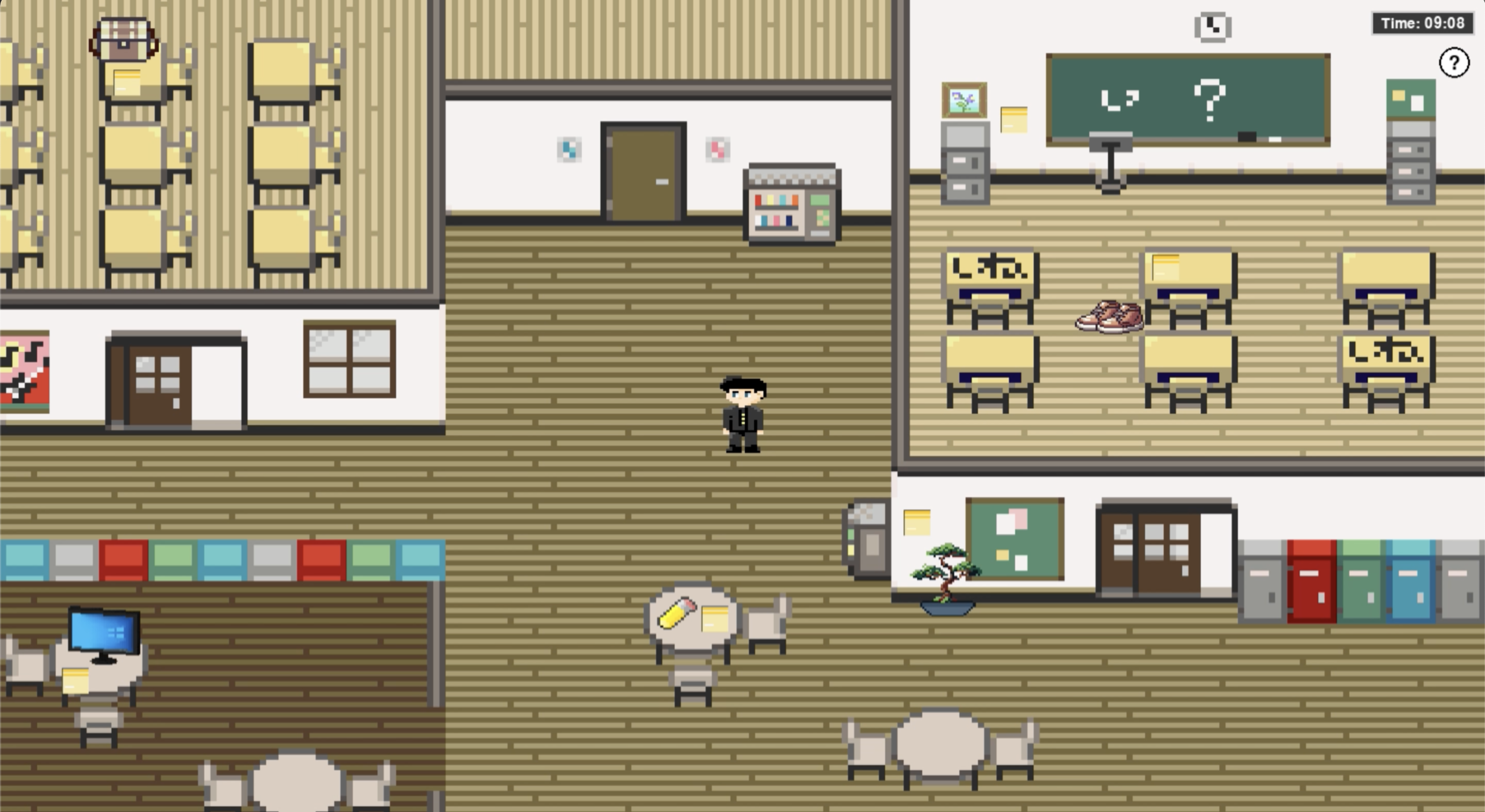 2D Escape Room e-Learning Game