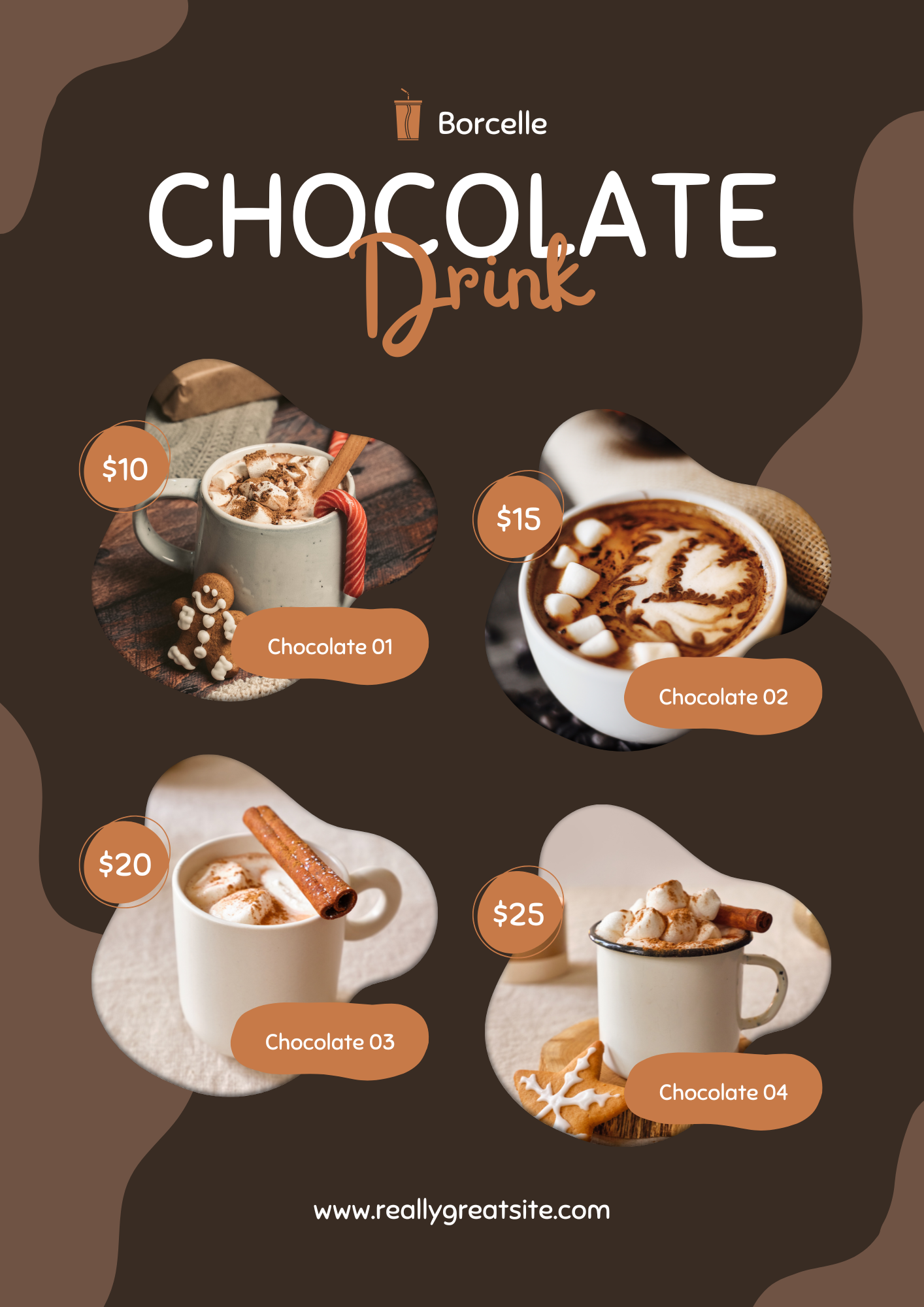Chocolate Drink Menu