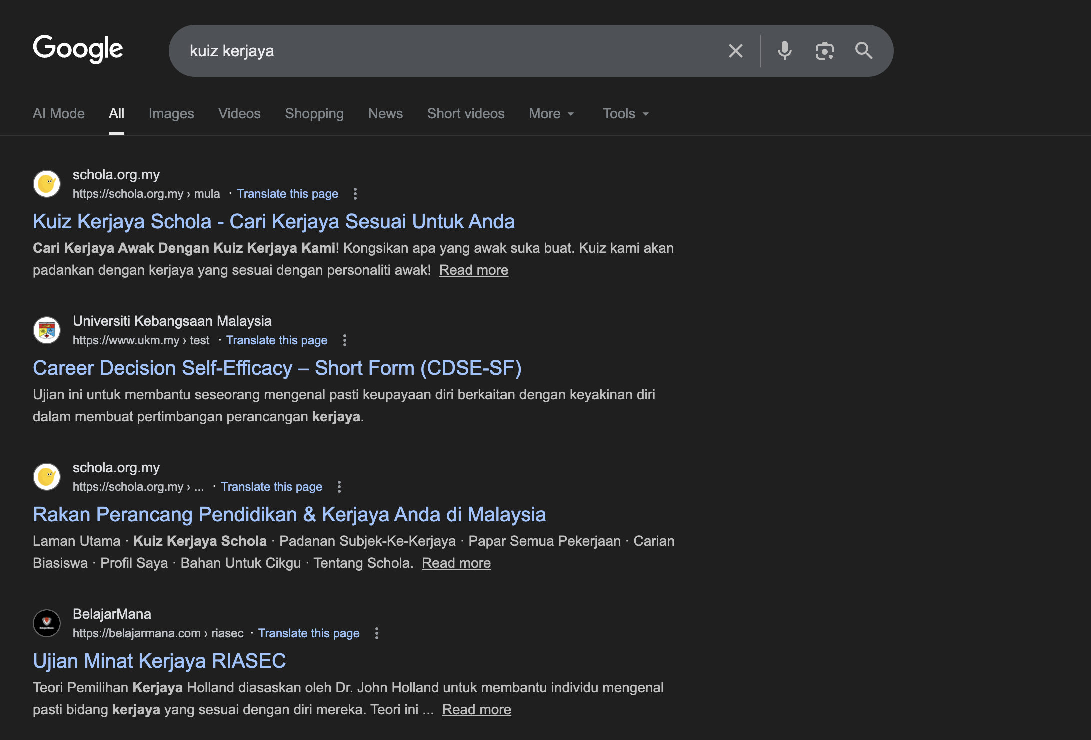 Local SEO Optimisation for Schola Malaysia