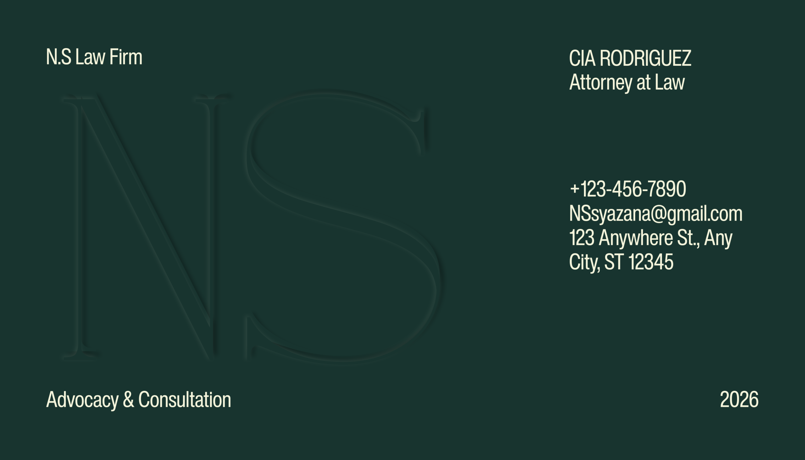 Law Business Card