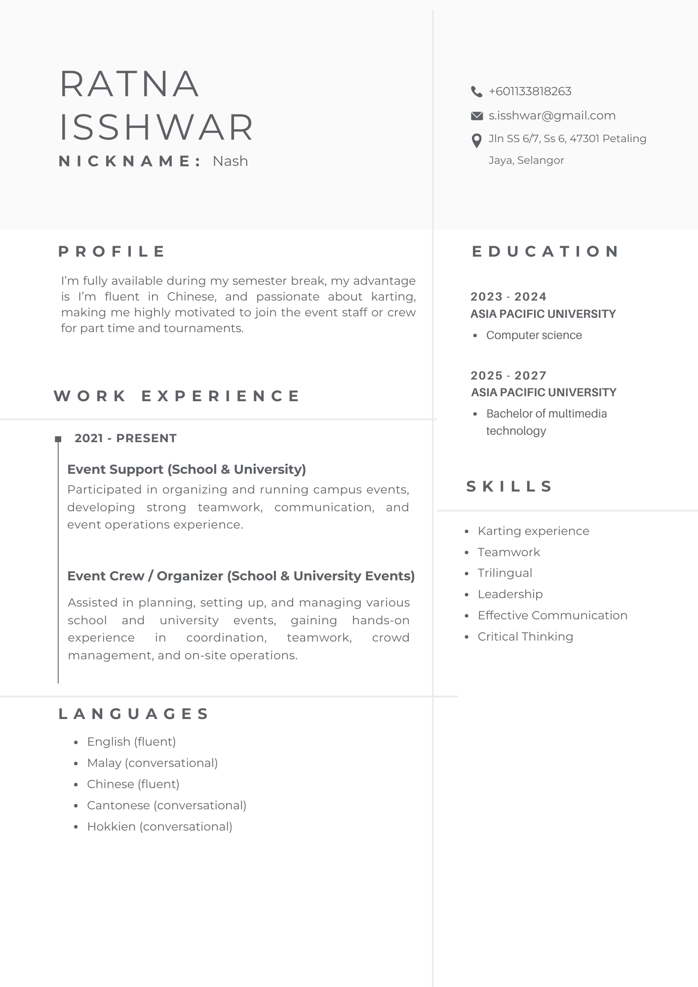 Social Media manager