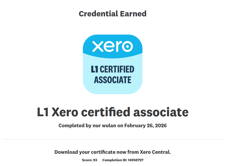 Xero Certification