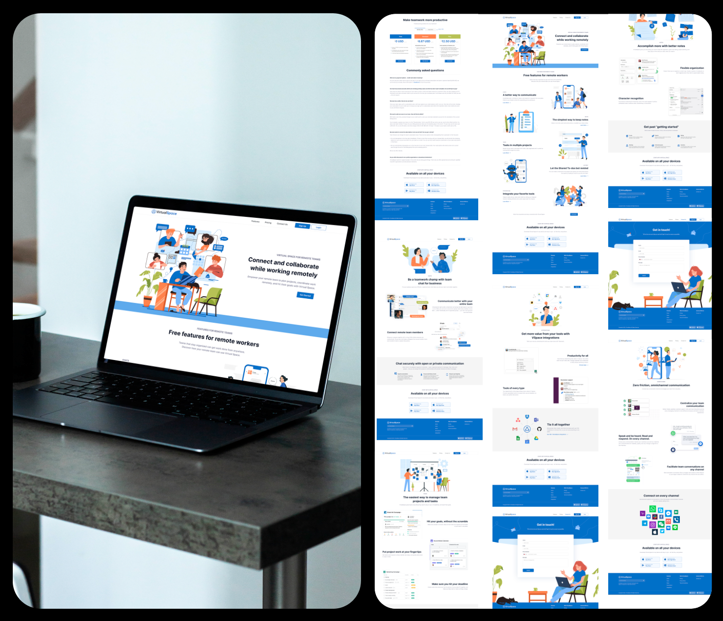 Virtual Space (UI/UX Design)