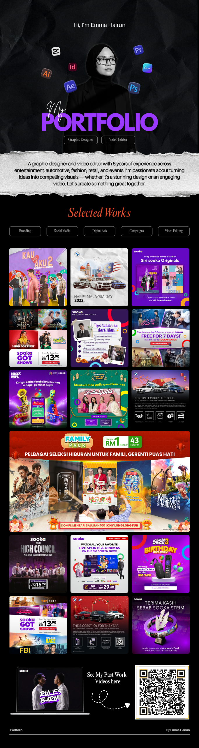 Emma Hairun | Graphic Designer & Video Editor