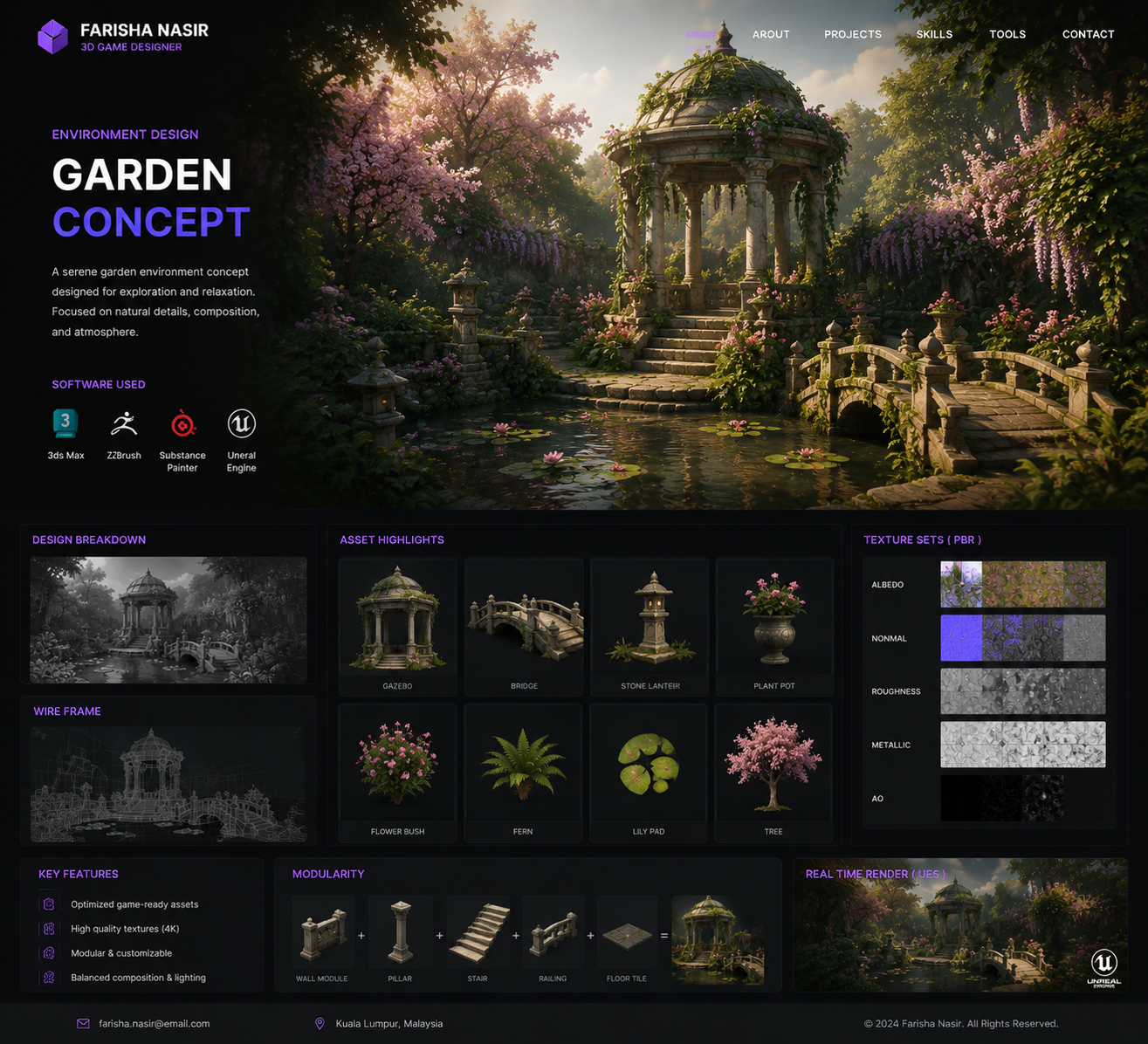 3D Design for Garden Theme (Movie)
